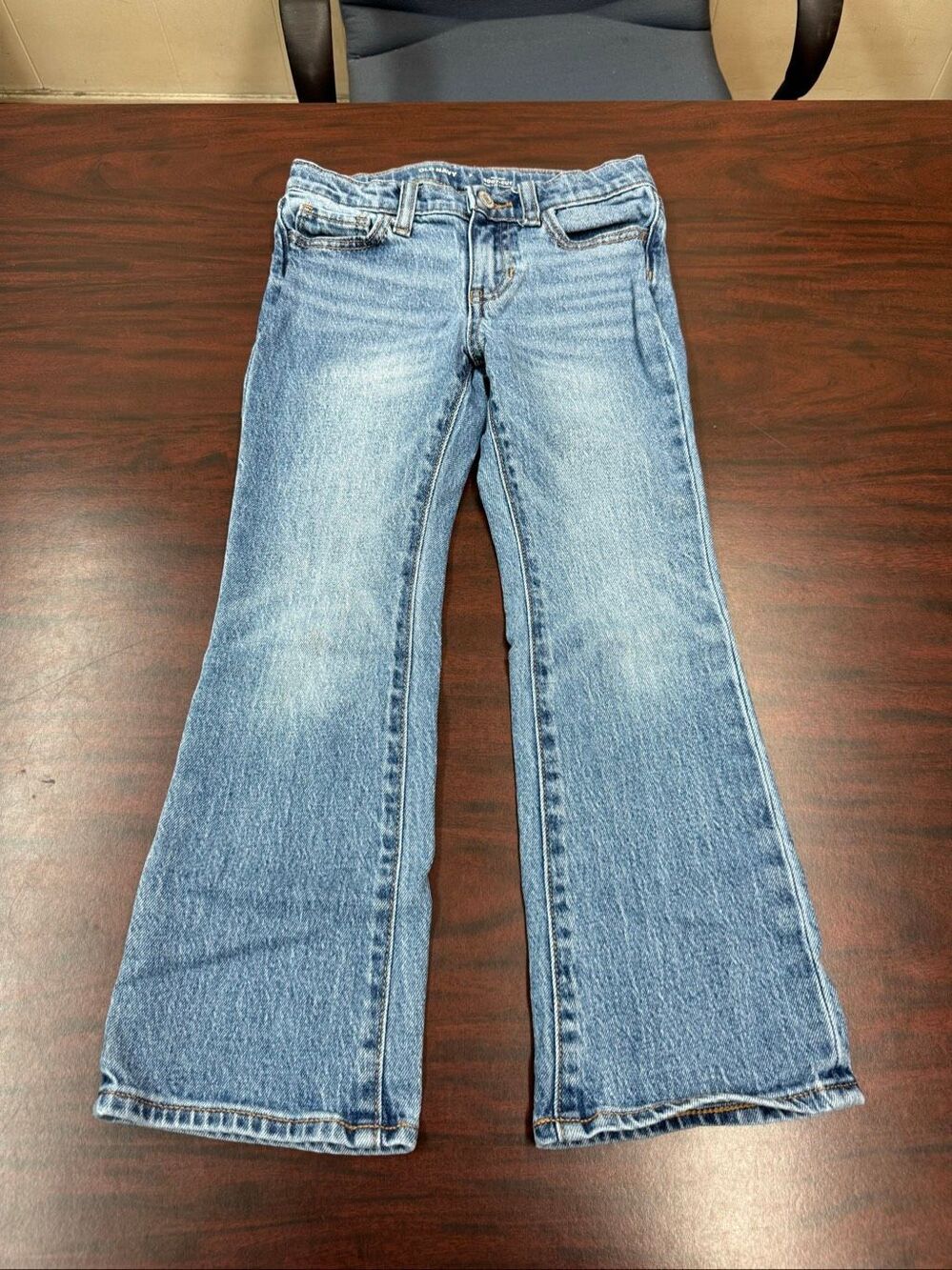 Old Navy Girls Mid-Rise Boot Cut Jeans Size 7